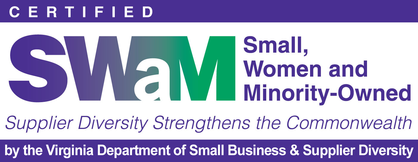 Commonwealth of Virginia certified Small, Minority-owned, Micro, and Service-Disabled Veteran-Owned supplier